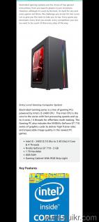 Gaming PC sparingly used
