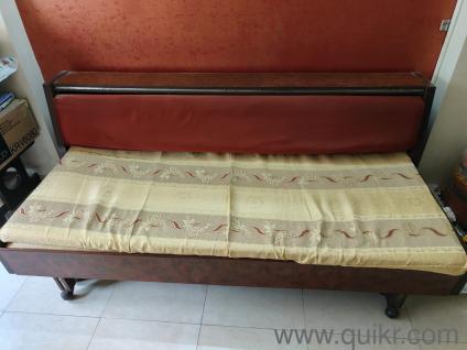 Wooden sofa - 4 seater & Sofa come bed