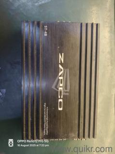 car amplifier zepco 4 channel heavy power amp