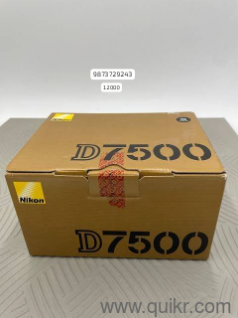 Nikon D7500 with all kit leans 1 year warranty brand new box pack call me or whatsapp 9873..729243 