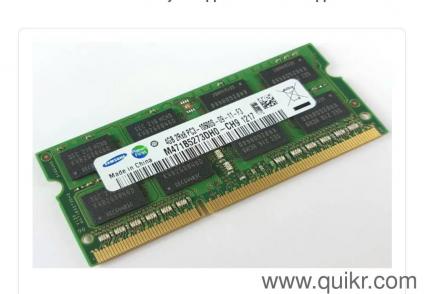 Original Samsung DDR3 4gb RAM for laptop 