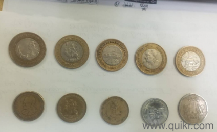 100 years old coin 10 and 5 one aanna