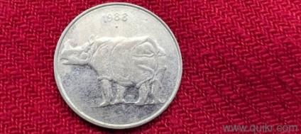37 year's old Rhino rare coin 