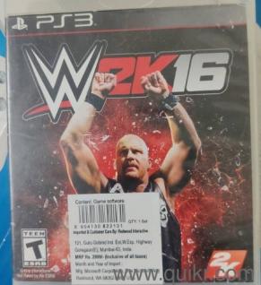 WWE 2K16 (PS3)