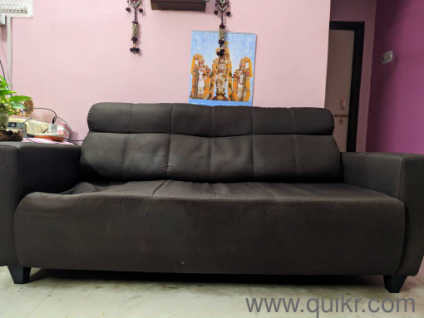 3 Seat Brown Sofa