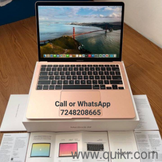 APPLE MacBook Air m1 (8GB RAM/256GB SSD) All Over India Delivery With Under Warranty.