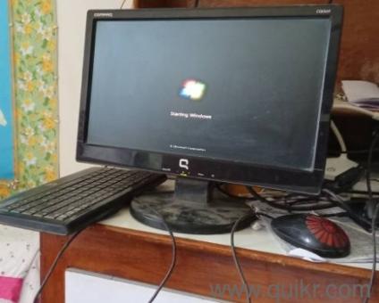 old Compaq desktop with mini cpu 