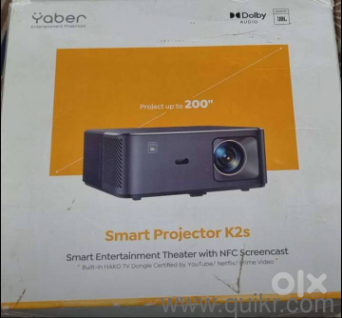 The Yaber K2s is a Full Dynamic Home (FDH) Projector, incorporating sound technology by JBL/Dolby Atmos.