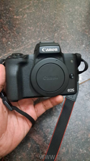 Canon M50 Mark I with 3 Lenses, Tripod, Bag & Cleaning Kit