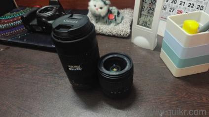 Nikon D3500 DSLR Camera in good condition with two lens  and charger with two batteries, one is new