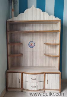 Beautiful pooja Mandir of height 5.5 ft made up of solid wood 