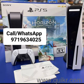 Book on 9719634O25 SONY PS5 Disc (1TB) 2 Controller & 3 CD's Games & 1 Year Sony Warranty