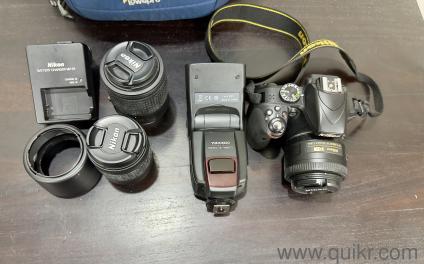Nikon D3300  Camera Bundle + 50 MM Nikon Prime Lens + Bag + External Flash