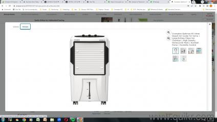 Crompton Optimus 65 Litres Desert Air Cooler for home | Large & Easy Clean Ice Chamber | High Densit