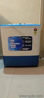 Croma - A Tata Product 6.5 kg 5 Star Semi Automatic Washing Machine with Spiral Pulsator (White & Blue)