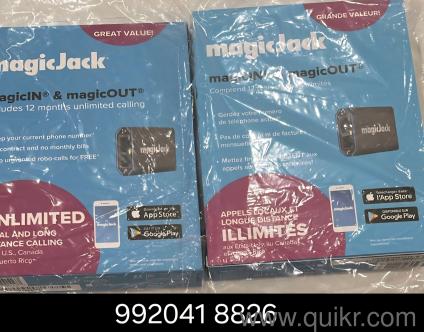 Magicjack free calls to USA Canada plus get local fon number