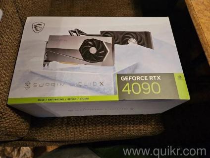 WhatsApp us 92207/ 99156)MSI GeForce RTX 4090 SUPRIM LIQUID X 24GB GDDR6X Graphics Card