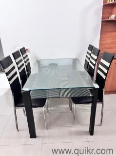 6-Seater, Glass Dining Table