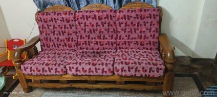 Wooden Sofa - 3 Seater