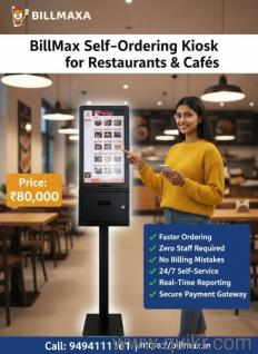 Touch screen self ordering kiosk/ Resturant ordering machine 