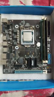 H81 motherboard with i3 4th generation processor and 10 gb ram