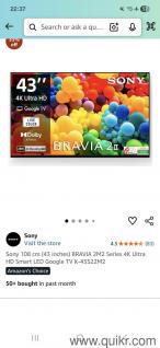 Sony bravia s22 m2 43 inch 