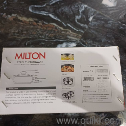 Prestige & Milton non sticky Kadai & Milton Steel thermoware