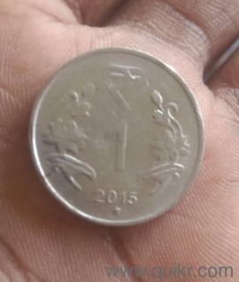 10 years old coin one anna