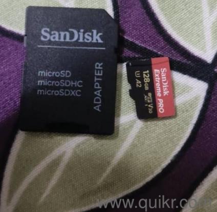 Sandisk 128Gb Extreme Microsdxc Memory Card With Adapte
