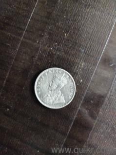 old one rupee coins and one, two and five rupee notes