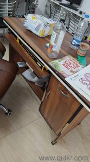 Computer table and chair