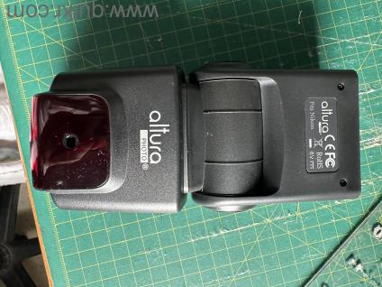 Nikon professional camera with accessories