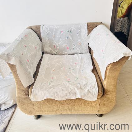 Gently used / Urgent sell / Free Pillow Covers with 2 big sofa pillow 