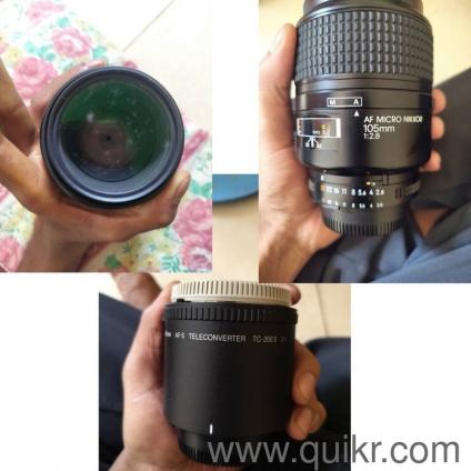 i want to sell my nikkon dslr lens 105mm 1:2.8 buy and others lens is free 