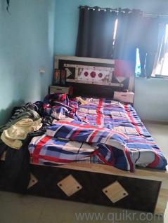 Sofa set (3+1+1) & queen size bed selling @50k