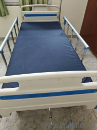 hospital cot with foam mattress and air mattress