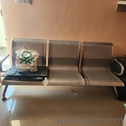 3 seater metal chair. urgent sale