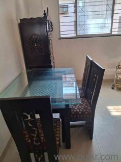 Elegant 4-Seater Glass Dining Table Set  Great Condition  8000  Pune