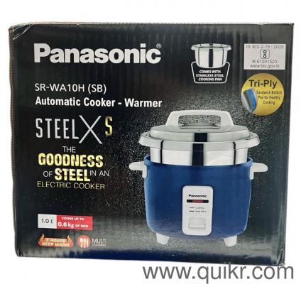 PANASONIC SR-WA10H (SB) AUTOMATIC RICE COOKER - SANDWICH BOTTOM STAINLESS STEEL INNER POT - SINGLE POT