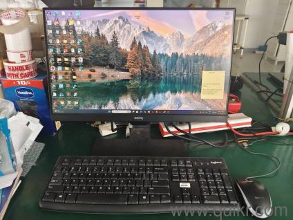 Cpu - intel i5 12th gen (12400 inbuilt graphics), 500gb SSD, 8gb ram, monitor, keyboard and mouse 