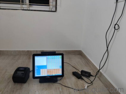 biil touch machine /// billing monitor// bill printer  ///. bill paper reels /// cables