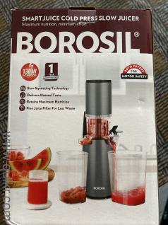 Borosil cold pressed juiced, used only once, in perfect condition