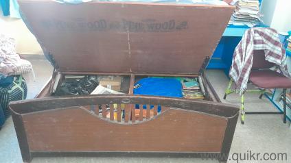 Bed with storage box