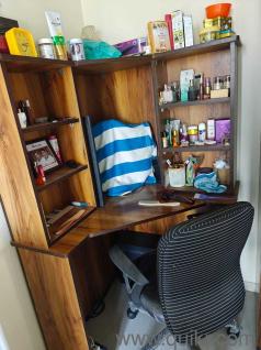 Computer Study Table with Book Shelves