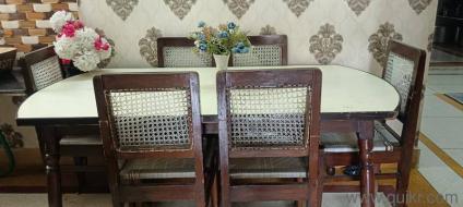 6 seater dining table sale urgent
