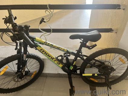 Selling this Montra 24 inch geared cycle. It has 18 gears. Used very less. 3 years old.