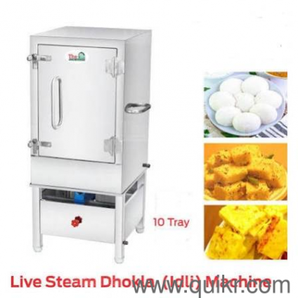 Steam dhokala , idli , Nylon khaman maker Machine with 10 trays