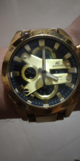 Casio edifice wristwatch gold colour 