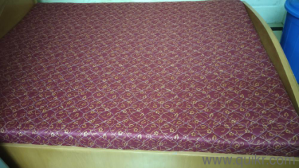 Wooden Double bed with storage 