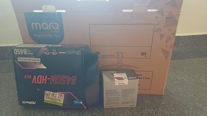 Ryzen 3 3200g, 8gb ram, 128gb nvme, 22 monitor, computer set